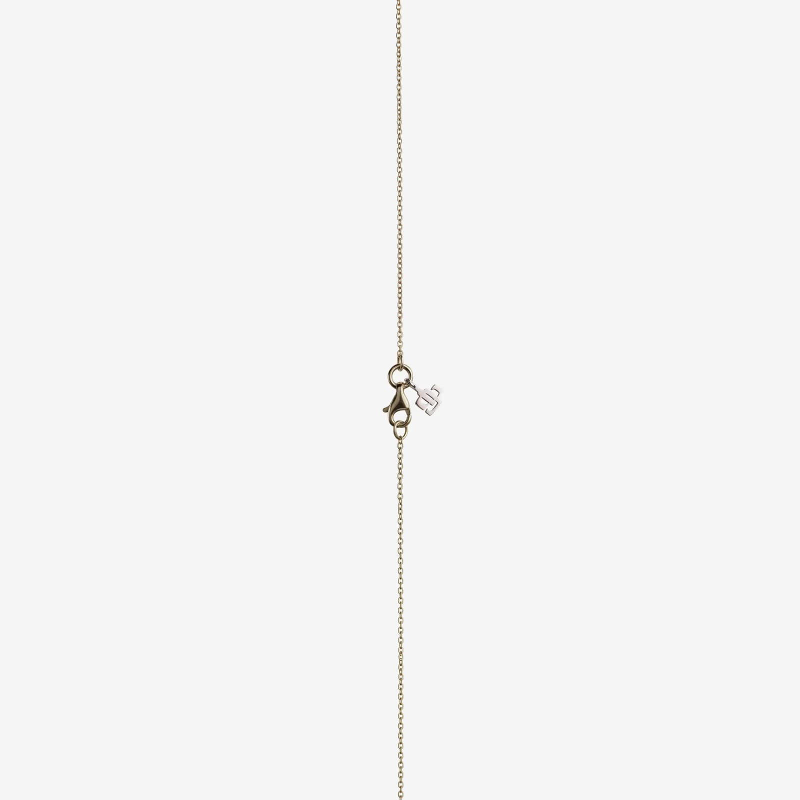 قفل طوطی Childhood Necklace با پلاک کوچک سفید